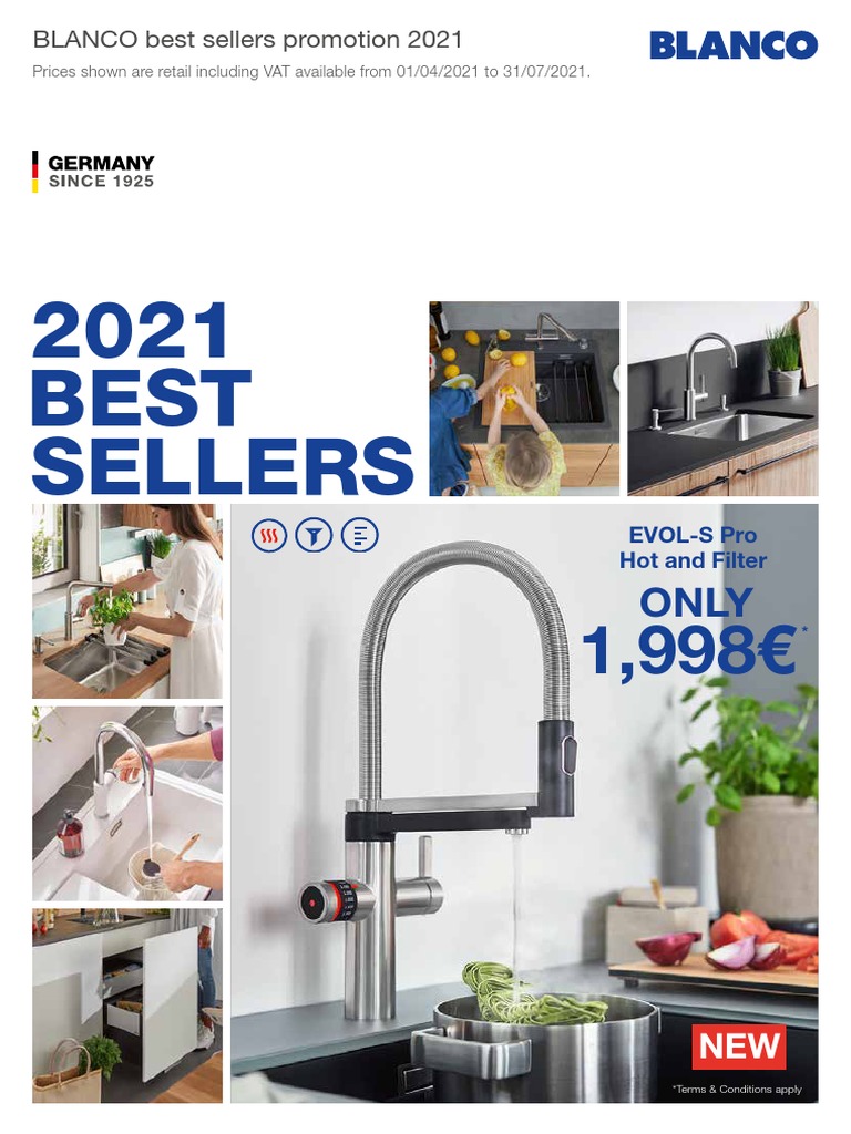 Noyeks Kitchen Taps Sinks Blanco Supplier Brochure | PDF