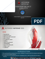 Internship Project: Autodesk Autocad