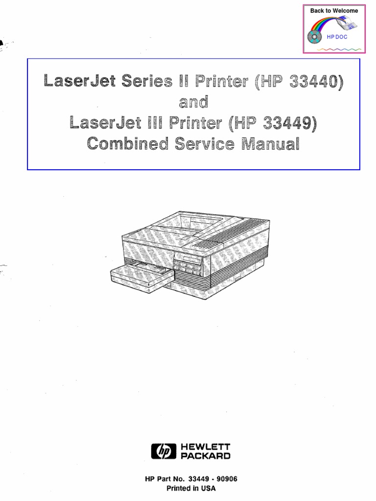 Hp Laserjet 600 Service Manual