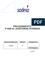 P-HSE-AI Auditorias Internas