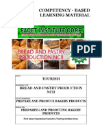 CBLM - Prepare and Produce Bakery Products Lo1 and Lo2