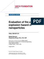 RF Fire Explosion Hazard Nanoparticles