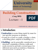 Kombolcha Institute of Technology: Building Construction