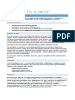 Moderate Viral Croup: Curricular Information