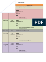 Jadual Transisi Minggu 9