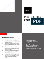 Pengertian Korupsi