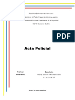 Acta Policial