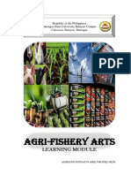 Learning Module in Agri Fishery Arts Agr