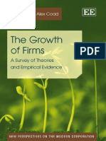 Alex Coad-The Growth of Firms - A Survey of Theories and Empirical Evidence (New Perspectives On The Modern Corporation) - Edward Elgar Pub (2009)