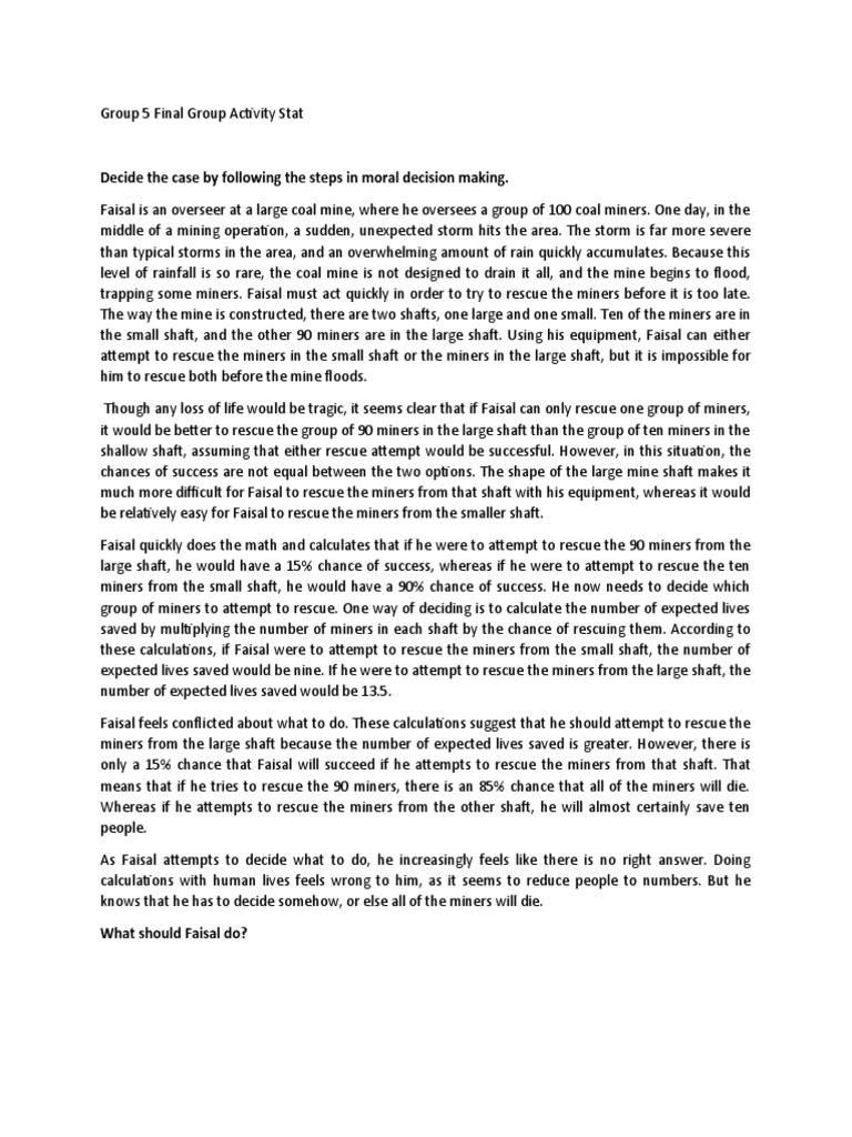 Group 5 Final Group Activity Stat | PDF | Mining | Nature