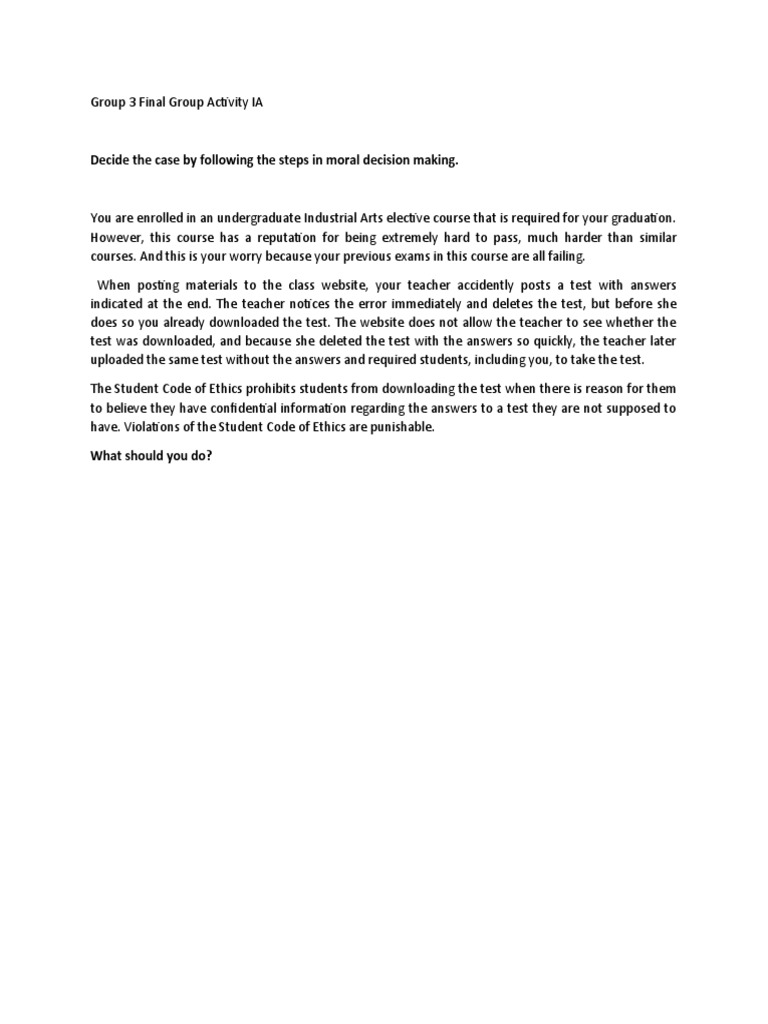 Group 3 Final Group Activity IA | PDF