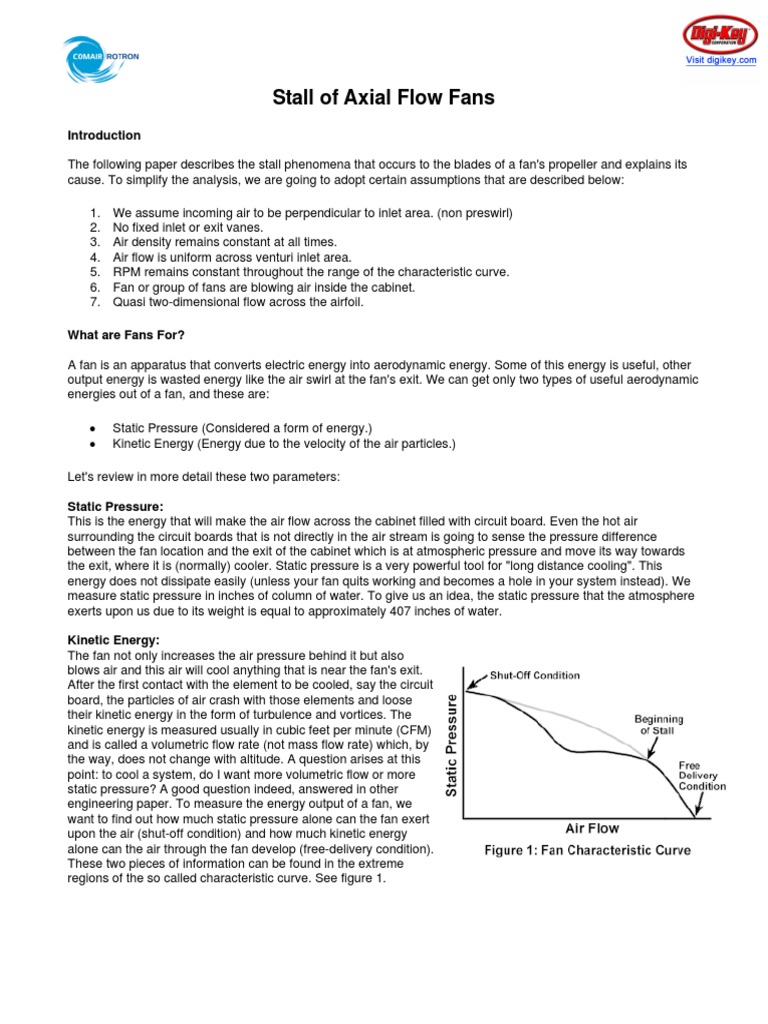Understanding the Stall Phenomenon of Axial Flow Fans Through Multiple ...