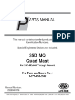 35D MQ Quad Mast: Arts Manual