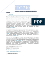 ISO - TC 210. Gestión de La Calidad y Aspectos Generales Correspondientes A Dispositivos Médicos