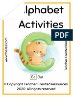 Alphabet Activities: 2020 All Rights Reserved