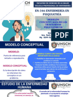 CLASE N°3 Modelos Conceptuales de Los Trastornos Psiquiátricos.