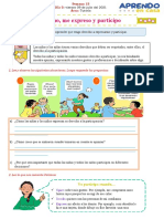 Actividad TUTORÍA 09 de Julio