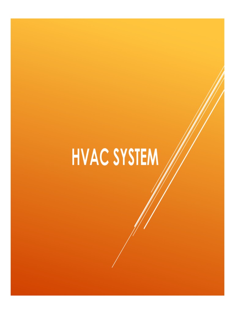 Hvac Presentation Pdf Air Conditioning Valve