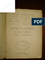 Historia de La Ciudad de San Carlos