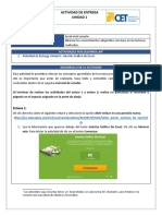 Actividad de Entrega Unidad 1 Interface Gráfica de Excel