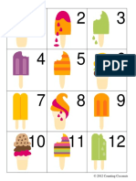 Calendar Cards - Summer-Ice Cream