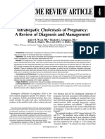 Cme Reviewarticle: Intrahepatic Cholestasis of Pregnancy: A Review of Diagnosis and Management