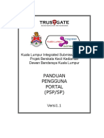 DBKL KLIS Panduan Penguna PSP SP v1.1