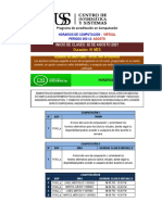 Horarios 2021 2 Agosto