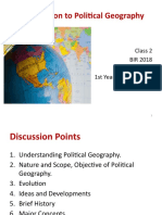 Introduction To Political Geography