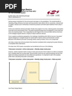 Low Power Design Basics