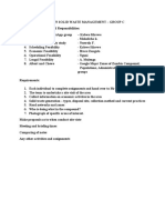 Feasibility Study On Solid Waste Management