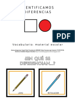 Identificamos Atributos Diferencias Material Escolar