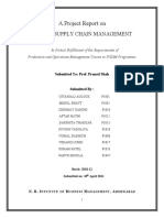 A Project Report on Amuls Supply Chain m