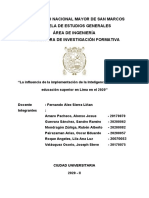 Trabajo Final de Investigación Formativa