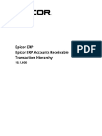 Epicor ERP Epicor ERP Accounts Receivable Transaction Hierarchy