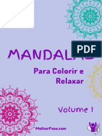 Mandalas Colorir Relaxar