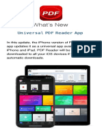 What's New: Universal PDF Reader App