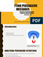 Chapter 11 Crafting Persuasive Messages Rawan&Sara