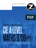 Caie A2 Maths 9709 Pure 3