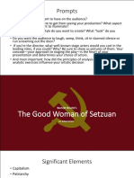 The Good Woman of Setzuan Presentation