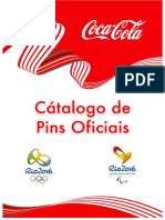 Catálogo de Pins Coca-Cola Rio 2016