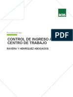 Achs Procedimiento Covid-19 Control de Ingreso