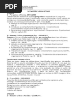 Atividades avaliativas-Administracao