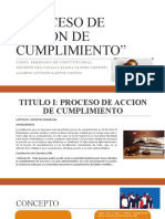 Proceso de Accion de Cumplimiento - Santos