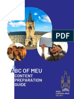 MEU Content Preparation Guide