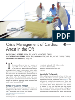 Crisis Management of Cardiac Arrest in The OR