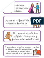 Tarjetas de Vocabulario Desenlaces para Cuentos Ver 2