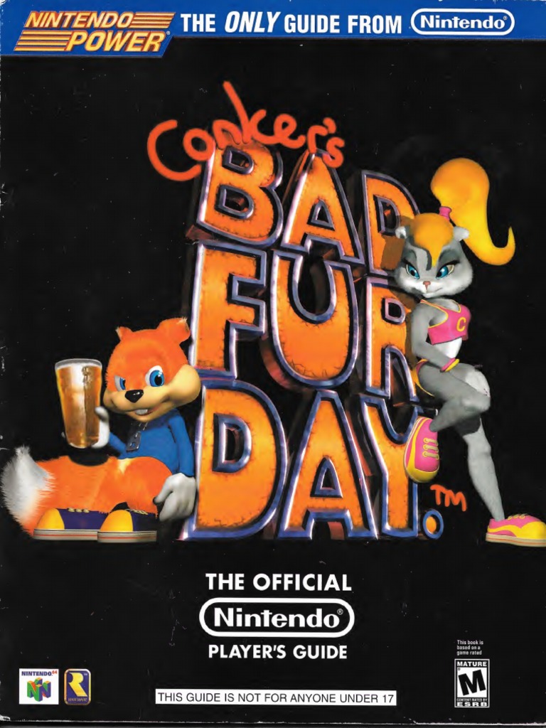 Conker's Bad Fur Day - The Official Nintendo Player's Guide - Archive  Version - Text, PDF, Nature
