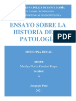 Historia de La Patología