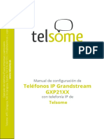 Manual Configuracion Grandstream GXP22xx Telefonia Ip Telsome